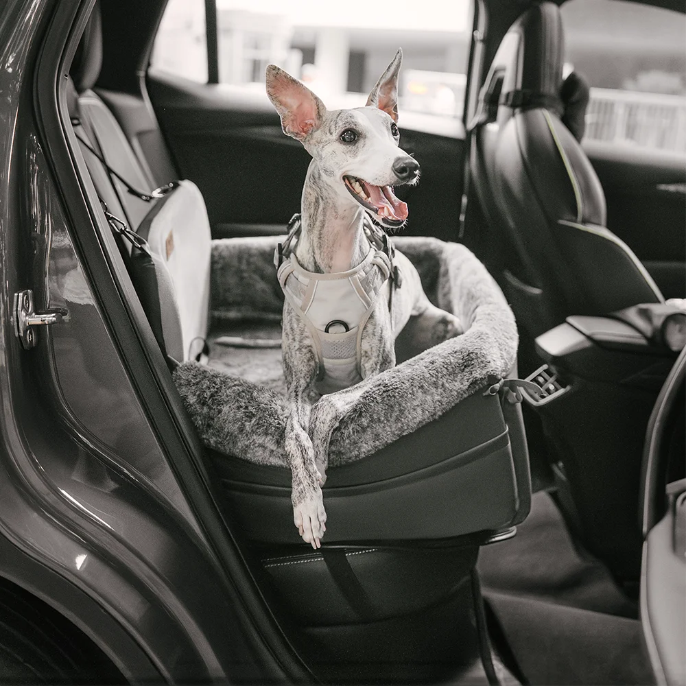 Travel Safety All-Season Bolster Dog Car Seat Bed - BaseCamp