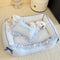 Soft Gingham Washable Dog & Cat Sofa Bed with Pillows