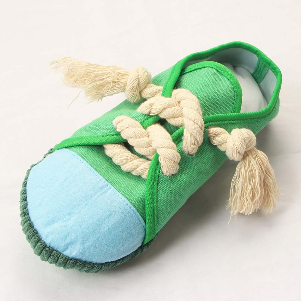 Colorful Shoes Durable Rope Chewing Interactive Dog Toy