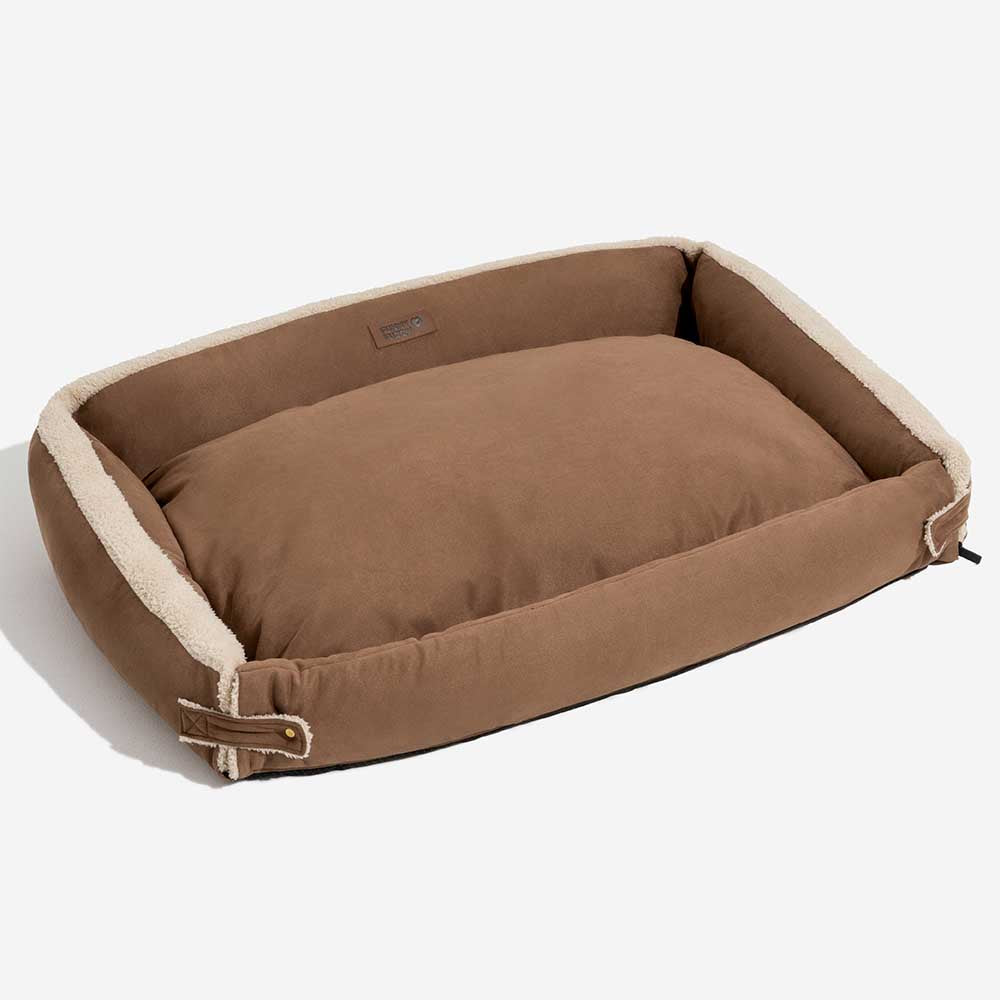 Stylish Expandable Ergonomic Calming Dog Bed - Tranquil Paws