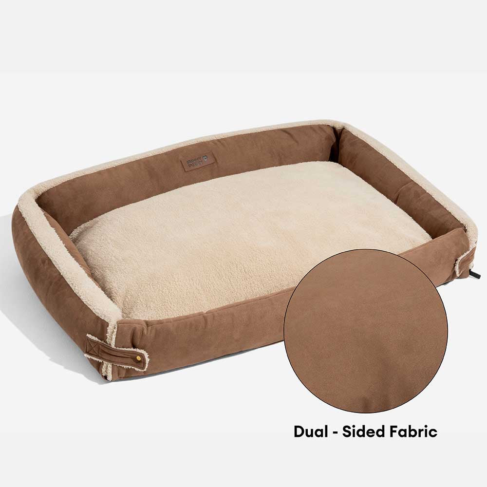 Stylish Expandable Ergonomic Calming Dog Bed - Tranquil Paws