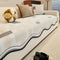 Vintage Chenille Irregular Patchwork Couch Cover