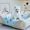 Cartoon Soft Neck Guard Dog Bed