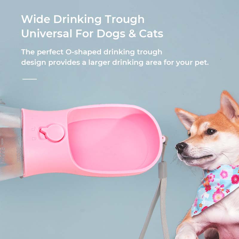 3 in 1 Multifunctional Portable Dog Walking Water Bottle