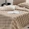 Deluxe Faux Rabbit Fur Anti-Slip Fitted Sheet Mattress Cover