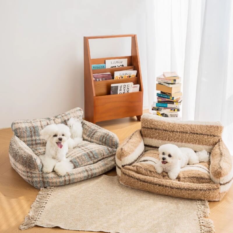 Lazy Holiday Plush Cozy Dog & Cat Sofa Bed