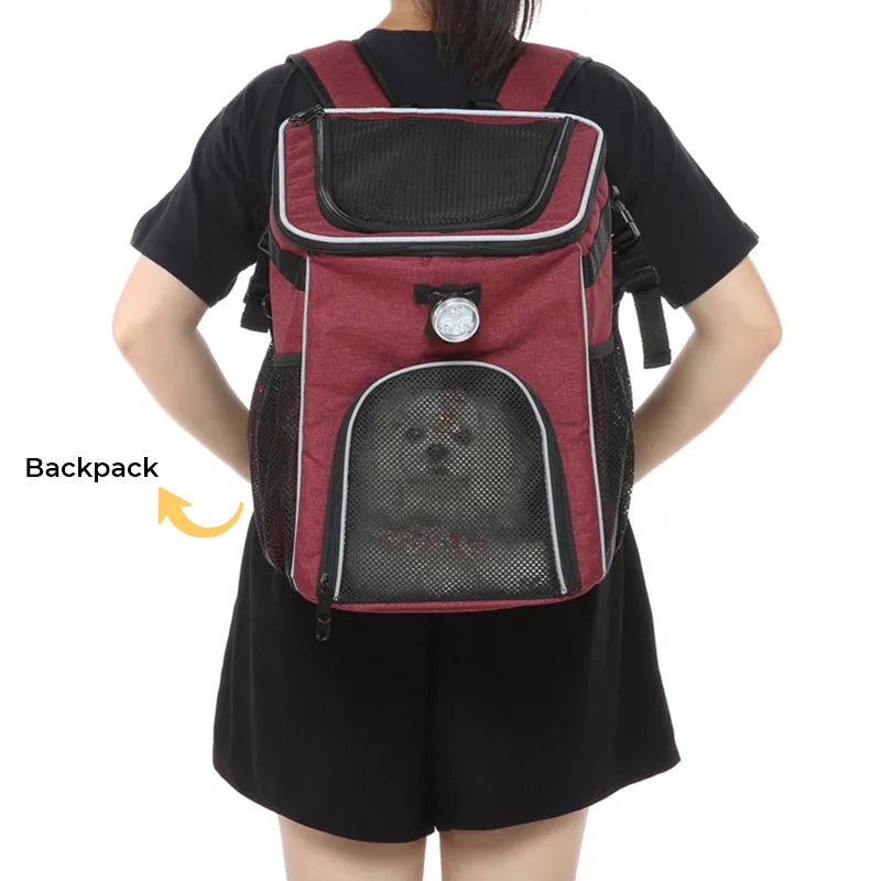 Multifunctional Bike Carrier Backpack Bag For Dog & Cat