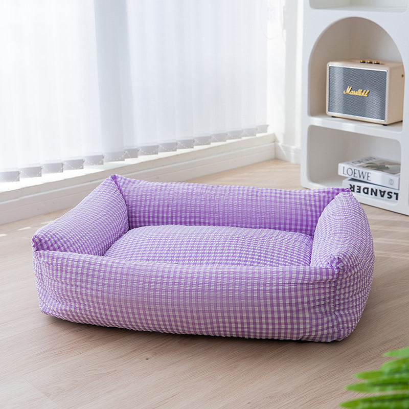 Rectangle Washable Dog Bed Breathable Pet Bed