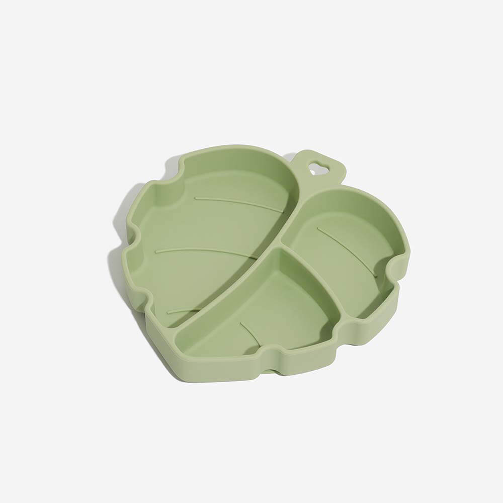 Suction Cup Pet Bowl - Leaf